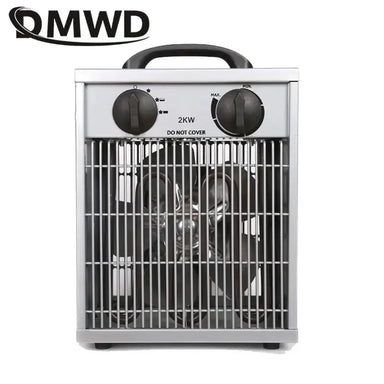 2KW Industrial Heating Fan Adjustable Temperature Control Air Warmer Hot Wind Blower Farm Greenhouse Heater Commercial Household My Store