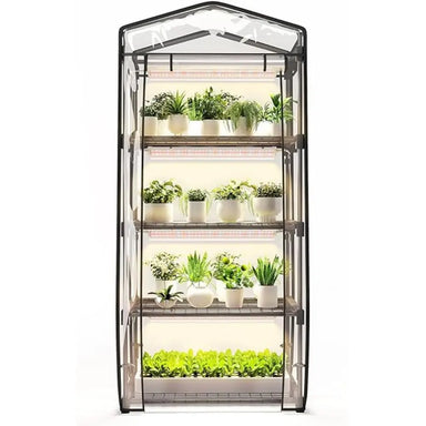 4 Tier Outdoor Portable Greenhouse with Shelves My Store