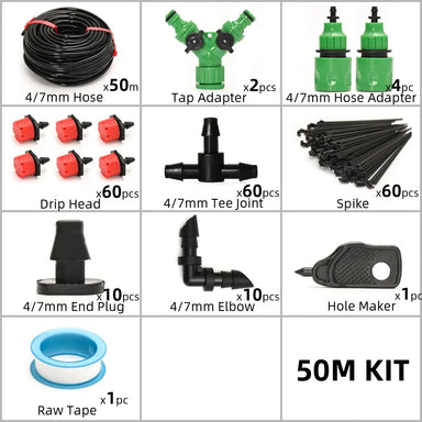 50M Plant Watering Kit Smart Garden Watering System Self Automatic Watering Timer Drip Irrigation System - The Greenhouse Pros
