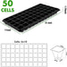 Plant Seedling Starter Tray for Garden Growing, Extra Strength, Seed Germination, Flower Pots, Nursery Box, 50/72 Cells - The Greenhouse Pros