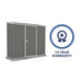 Absco 7' x 3' Space Saver Metal Storage Shed | AB1105 ABSCO