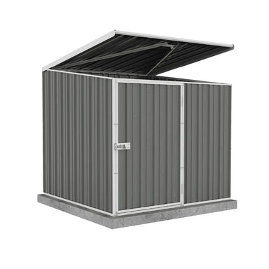 Absco Multipurpose Metal Pool Pump Shed 5' x 5' - Woodland Gray | AB1070 ABSCO