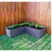 Absco Organic Garden Co 4' x 4' x 1.3' Metal L Garden Bed | AB1303 ABSCO
