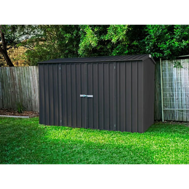 Absco Premier 10' x 7' Metal Storage Shed - Monument | AB1004 ABSCO