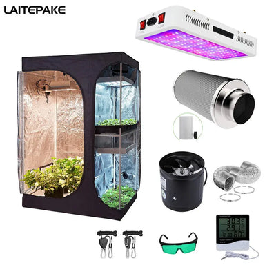 Led Grow Light Grow Tent 4/6 Inch Fan Carbon Filter Suit With Veg/Bloom Full spectrum For Indoor Grow Box Hydroponics Plant Grow The Greenhouse Pros