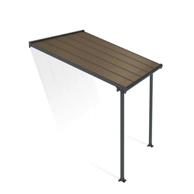 Palram - Canopia Olympia 10' x 10' Patio Cover - Gray/Bronze | HG8810 - The Greenhouse Pros