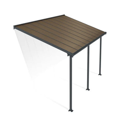 Palram - Canopia Olympia 10' x 18' Patio Cover - Gray/Bronze | HG8818 - The Greenhouse Pros