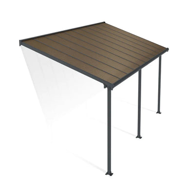 Palram - Canopia Olympia 10' x 20' Patio Cover - Gray/Bronze | HG8820 - The Greenhouse Pros