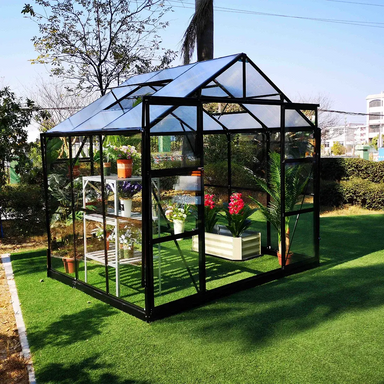 Cheap Factory Price Garden Supplies Buildings Agricultural Greenhouses Frame Plastic Sheet Multi-span Garden Greenhouses PE Mesh My Store