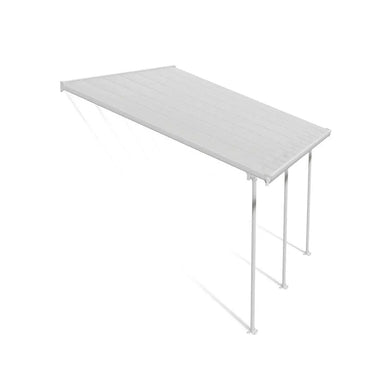 Palram - Canopia Feria 13' x 14' Patio Cover - White/Clear | HG9214 - The Greenhouse Pros