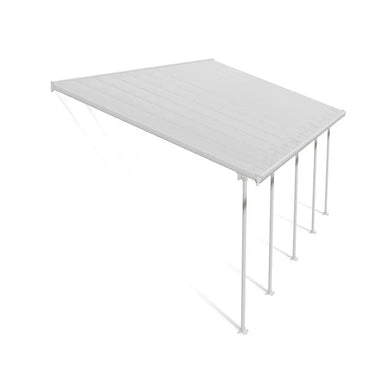 Palram - Canopia Feria 13' x 26' Patio Cover - White/Clear | HG9226 - The Greenhouse Pros