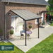 Palram - Canopia Feria 10' x 10' Patio Cover - Gray/Clear | HG9410 - The Greenhouse Pros