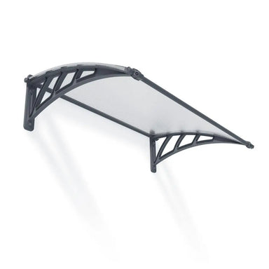 Palram - Canopia Neo 1180 4' x 3' Awning - Gray/Clear  | HG9566 - The Greenhouse Pros