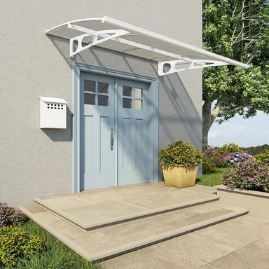 Palram - Canopia Bordeaux 2230 7' x 4' Awning - White/Clear | HG9583 Palram