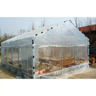 Double Film Single-Span Polyethylene Agricultural Greenhouse My Store