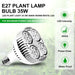 E27 Plant Lamp Light Bulb 35W LED Plant Grow Light Full Spectrum Warm White Light For Indoor Garden Greenhouse My Store