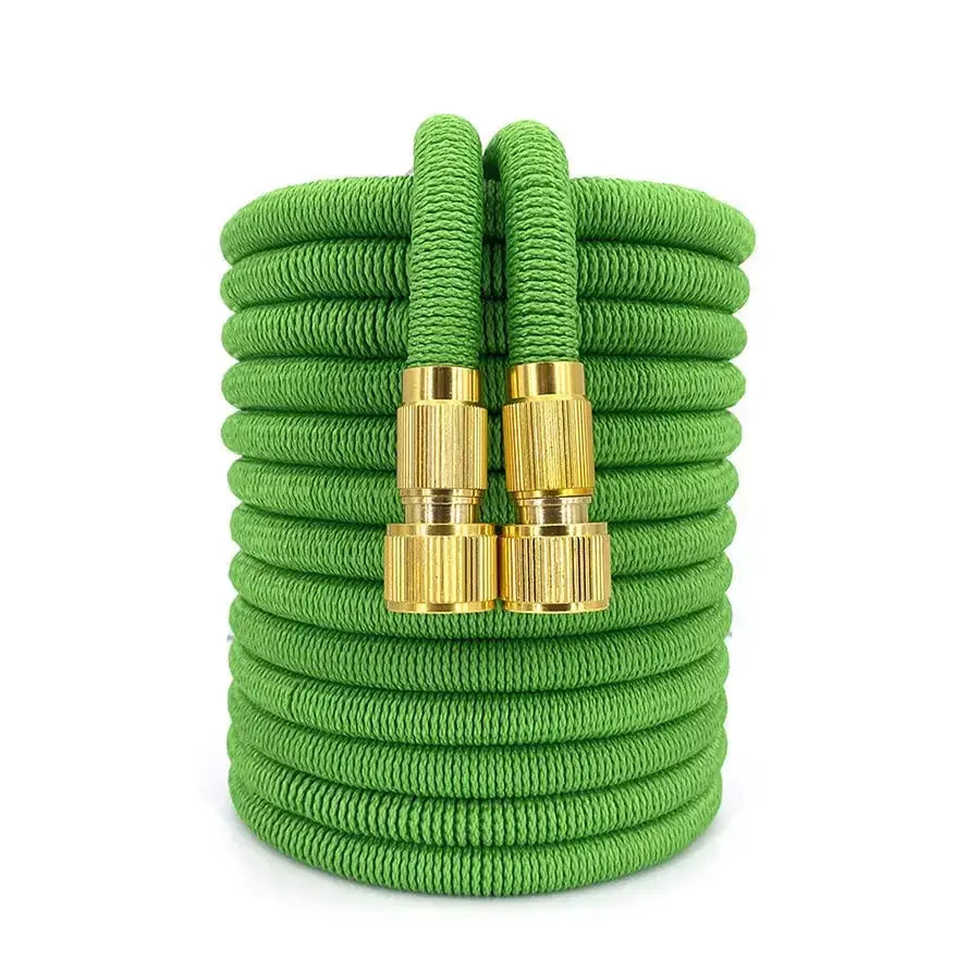 Expandable Double Metal Connector Garden Water Hose High Pressure Pvc Reel Magic Water Pipes for Garden Farm Irrigation Car Wash - The Greenhouse Pros