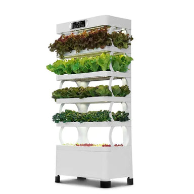 Indoor NFT Growing System Smart Hydroponic Planter with Led Light for Lettuce Leaf Vegetable - The Greenhouse Pros