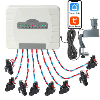 New 8 Zone Automatic Digital Tuya APP Control WiFi  Smart Water Timer Pump Controller For Garden Irrigation My Store
