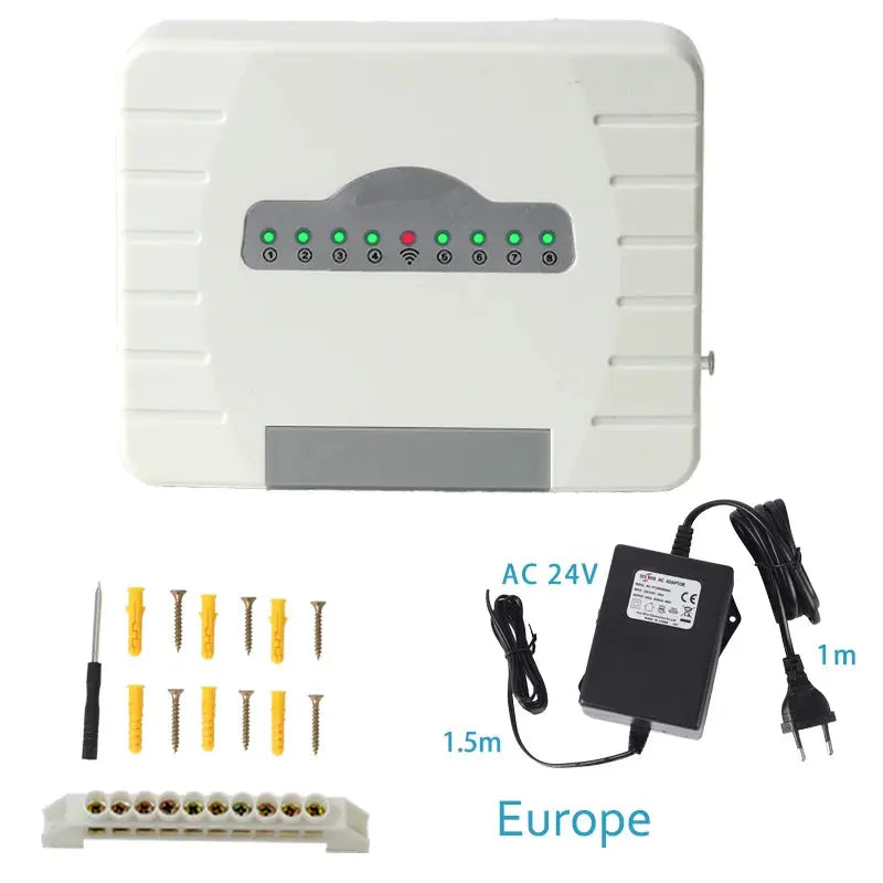 New 8 Zone Automatic Digital Tuya APP Control WiFi  Smart Water Timer Pump Controller For Garden Irrigation - The Greenhouse Pros
