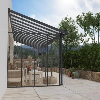 Palram - Canopia Feria 10' Patio Cover Sidewall Kit - Gray | HG9206 - The Greenhouse Pros