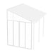 Palram - Canopia Feria 10' Patio Cover Sidewall Kit - White | HG9005 Palram