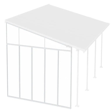 Palram - Canopia Feria 13' Patio Cover Sidewall Kit - White | HG9205 - The Greenhouse Pros