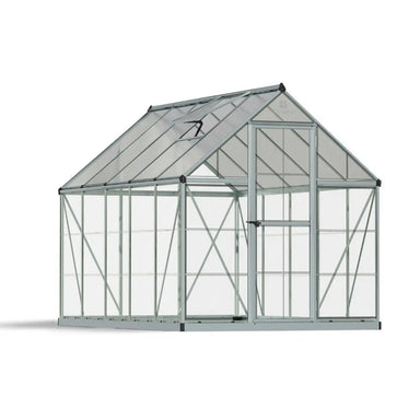 Palram - Canopia Hybrid 6' x 10' Greenhouse - Silver | HG5510 - The Greenhouse Pros