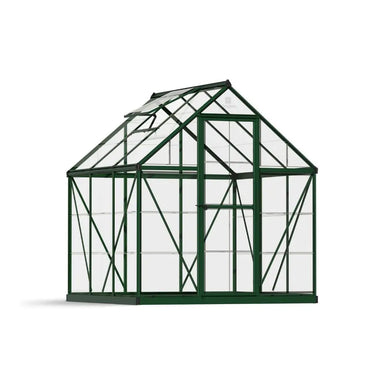 Palram - Canopia Hybrid 6' x 6' Greenhouse - Green | HG5506G-1B - The Greenhouse Pros