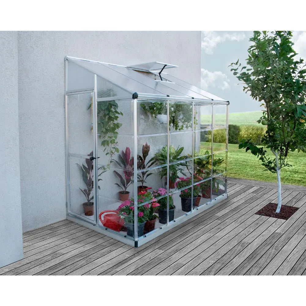 Palram - Canopia Hybrid Lean-To 4' x 8' Greenhouse | HG5548 Palram