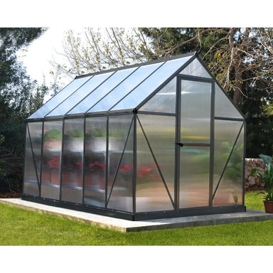 Palram Canopia Mythos 6' x 10' Gray Greenhouse | HG5010Y - The Greenhouse Pros