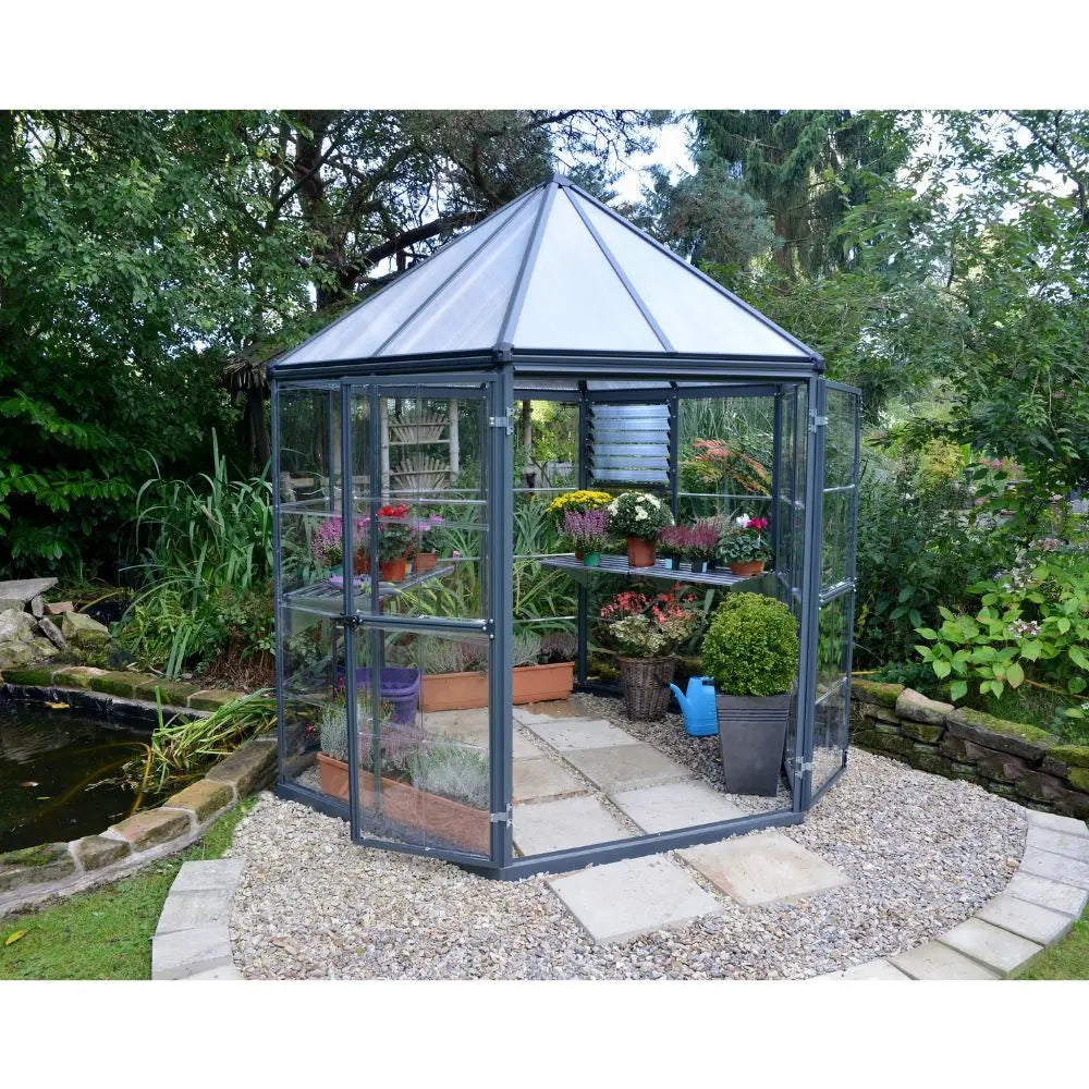 Palram - Canopia Oasis Hex 7' x 8' Greenhouse | HG6000 Palram