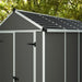 Palram - Canopia Rubicon 6' x 8' Shed - Gray | HG9708GY Palram