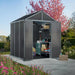 Palram - Canopia Rubicon 8' x 8' Shed - Gray | HG9730GY - The Greenhouse Pros