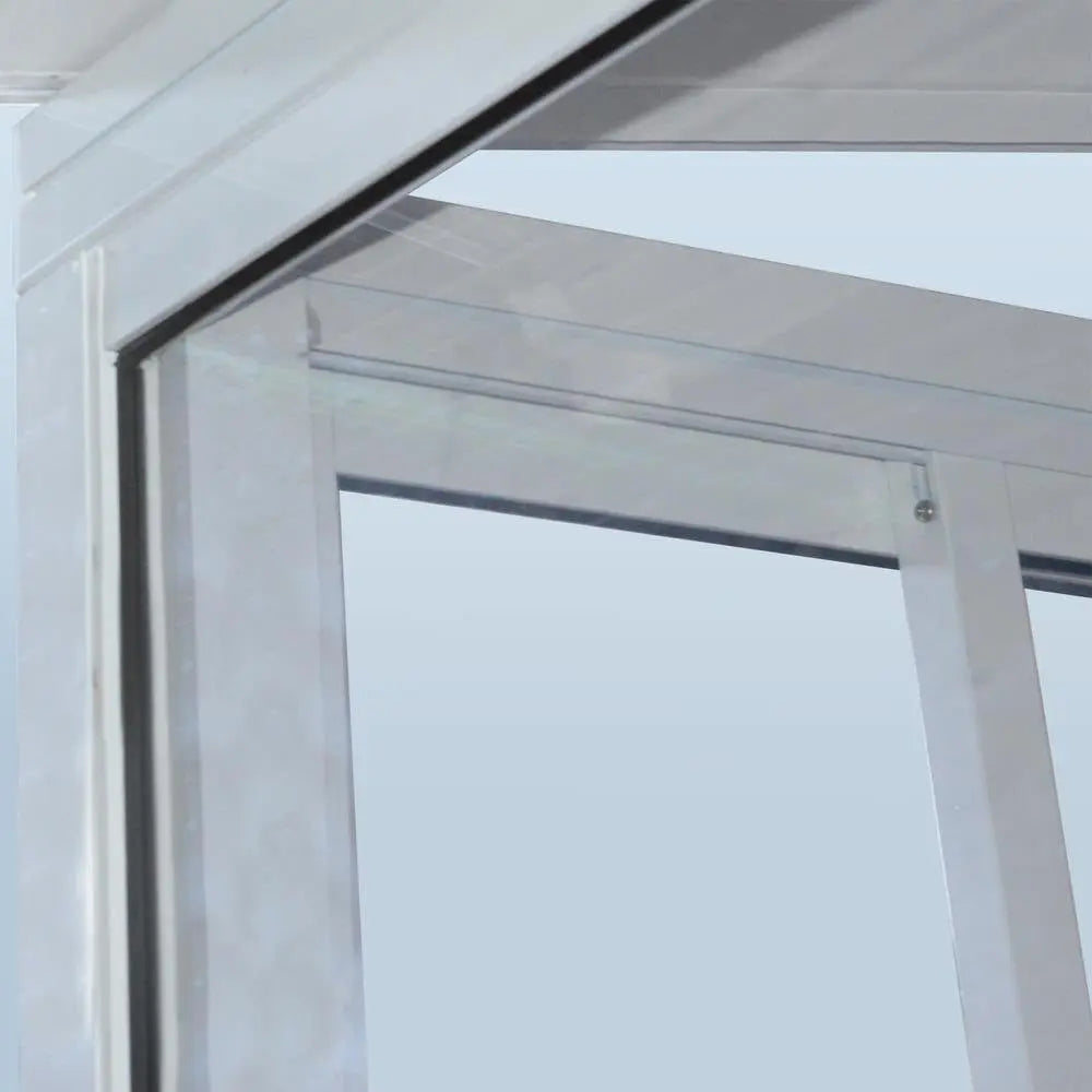 Palram - Canopia SanRemo 13' x 14' Patio Enclosure - White with Screen Doors (6) | HG9068 Palram