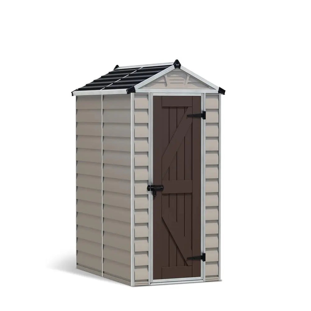 Palram - Canopia SkyLight 4' x 6' Shed - Tan | HG9604T - The Greenhouse Pros