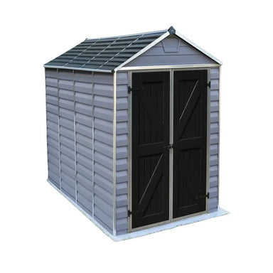 Palram - Canopia SkyLight 6' x 10' Shed - Gray | HG9610GY - The Greenhouse Pros