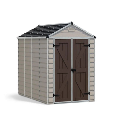 Palram - Canopia SkyLight 6' x 10' Shed - Tan | HG9610T - The Greenhouse Pros