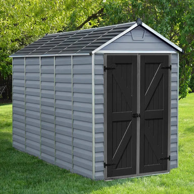 Palram - Canopia SkyLight 6' x 12' Shed - Gray | HG9612GY - The Greenhouse Pros
