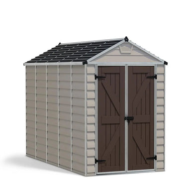 Palram - Canopia SkyLight 6' x 12' Shed - Tan | HG9612T - The Greenhouse Pros