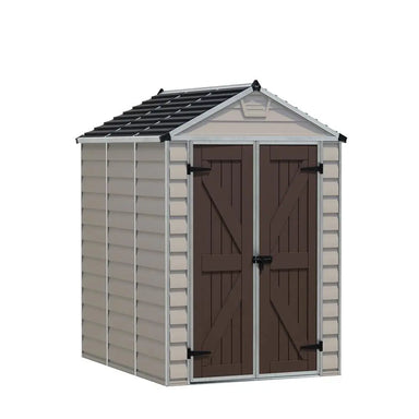 Palram - Canopia SkyLight 6' x 8' Shed - Tan | HG9608T - The Greenhouse Pros