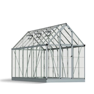 Palram - Canopia Snap & Grow 6' x 16' Greenhouse - Silver | HG6016 - The Greenhouse Pros