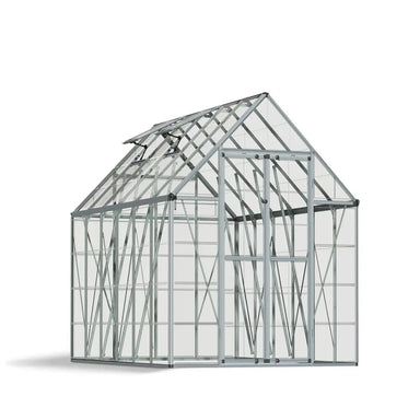 Palram - Canopia Snap & Grow 8' x 12' Greenhouse - Silver | HG8012 - The Greenhouse Pros