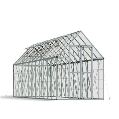 Palram - Canopia Snap & Grow 8' x 24' Greenhouse - Silver | HG8024 - The Greenhouse Pros