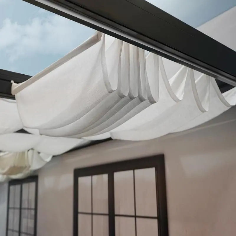 Palram - Canopia Stockholm Patio Cover Roof Blinds 11' x 31' | HG2004 Palram