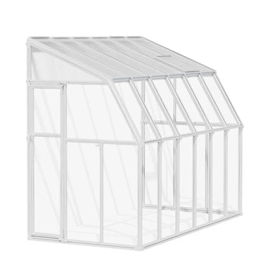 Palram - Canopia Sun Room 6' x 12' - White | HG7512 - The Greenhouse Pros