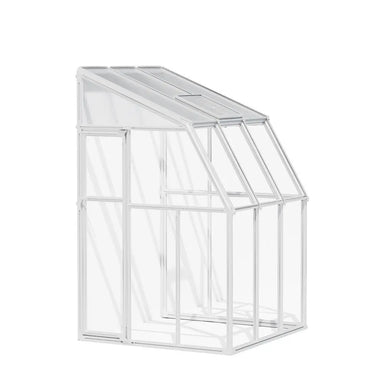 Palram - Canopia Sun Room 6' x 6' - White | HG7506 - The Greenhouse Pros