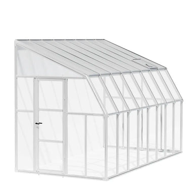Palram - Canopia Sun Room 8' x 16' - White | HG7616 - The Greenhouse Pros
