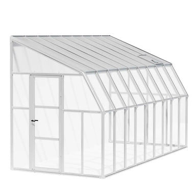 Palram - Canopia Sun Room 8' x 18' - White | HG7618 - The Greenhouse Pros