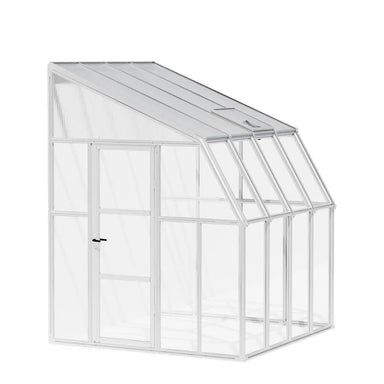 Palram - Canopia Sun Room 8' x 8' - White | HG7608 - The Greenhouse Pros
